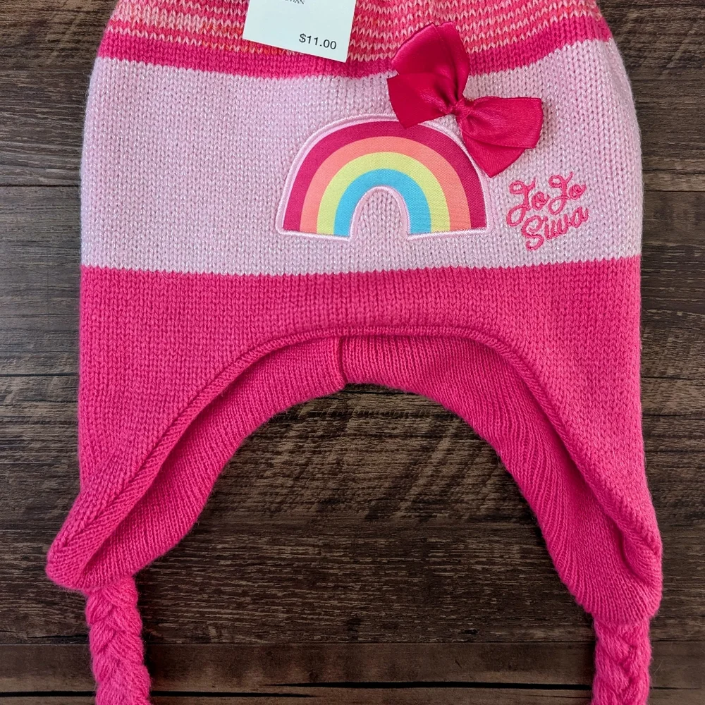 NWT Nickelodeon JoJo Siwa Pink Beanie Hat
